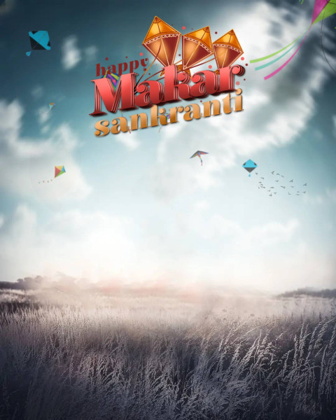 Makar sankranti editing background
