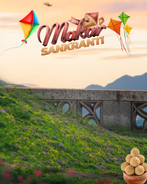 Makar sankranti photo editing background 2023
