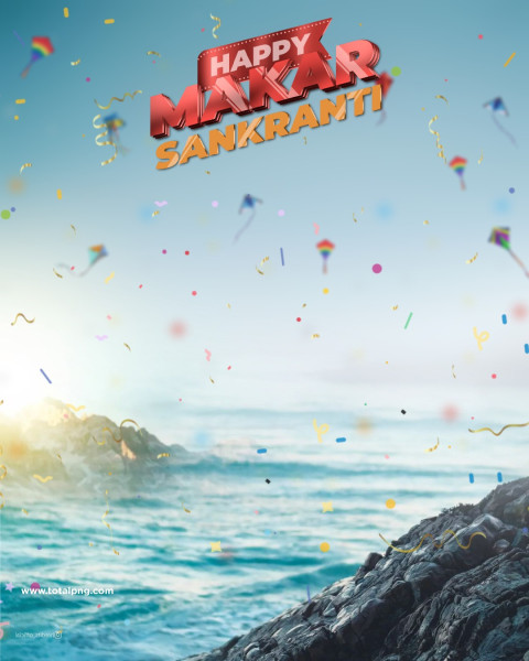 Makar Sankranti Photo Editing Background 2024