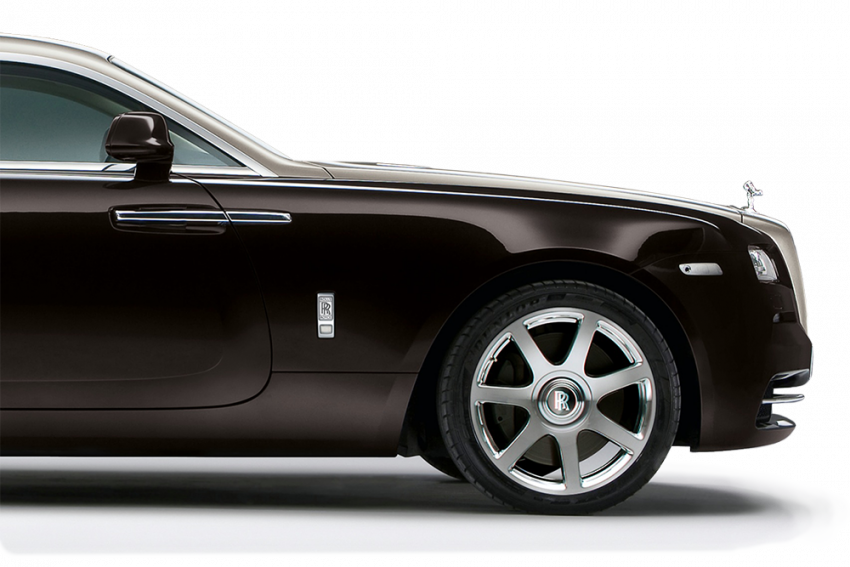 Marken Einstieg Rolls Royce Wraith Transparent