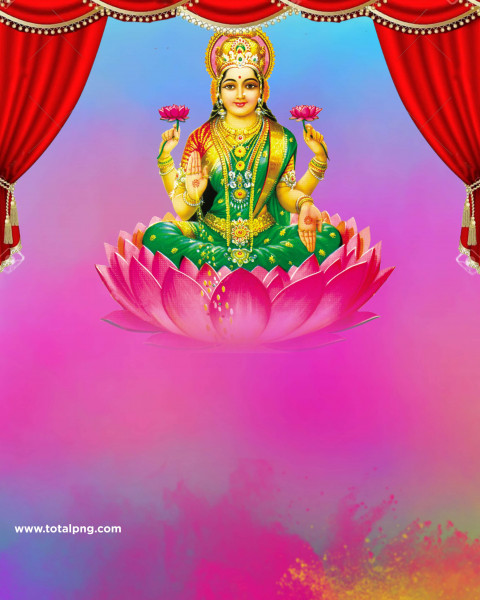 Mata Lakshmi Cb Diwali Banner Background Download
