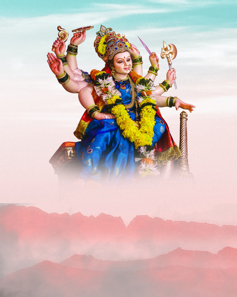 Mata rani navrtari hd editing background