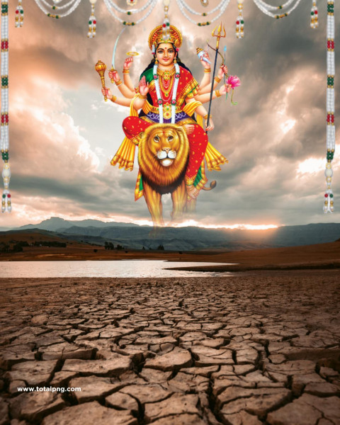 Mata sherwali navratri editing background