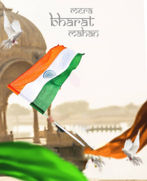 Mera bharat mahan 15 august editing background