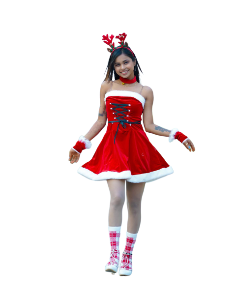 Merry christas girl png