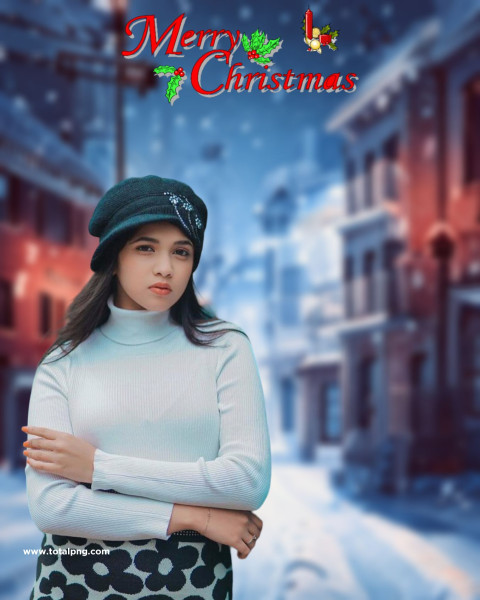 Merry christmas background for editing