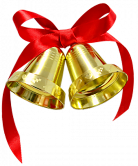 Merry christmas bell transparent png hd