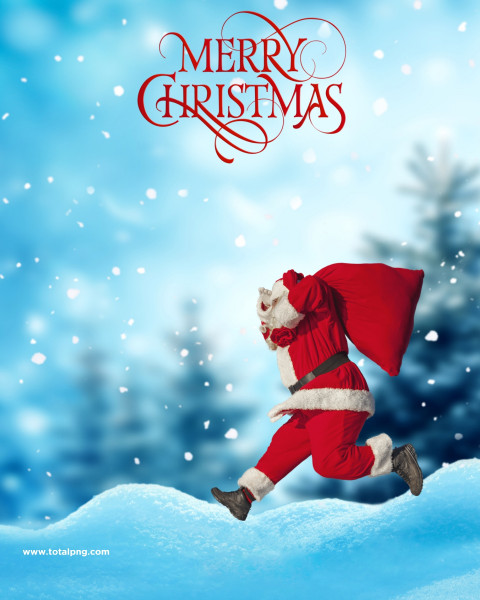 Merry christmas onlone editing background