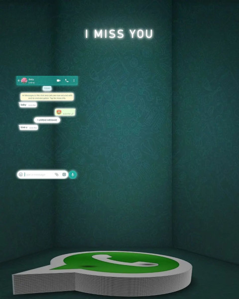 Miss you editing background