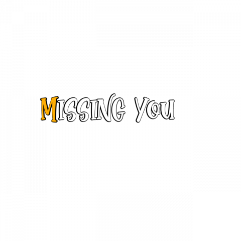 Miss you Text PNG Transparent Images Free