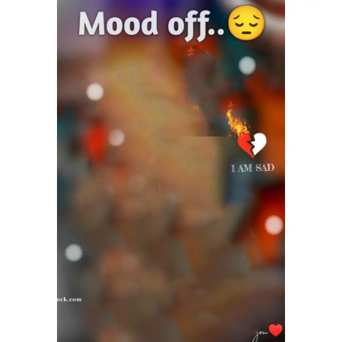 Mood Off Cb Broken Heart Alone Background download Free