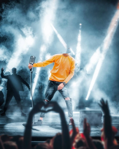 Music show editing background