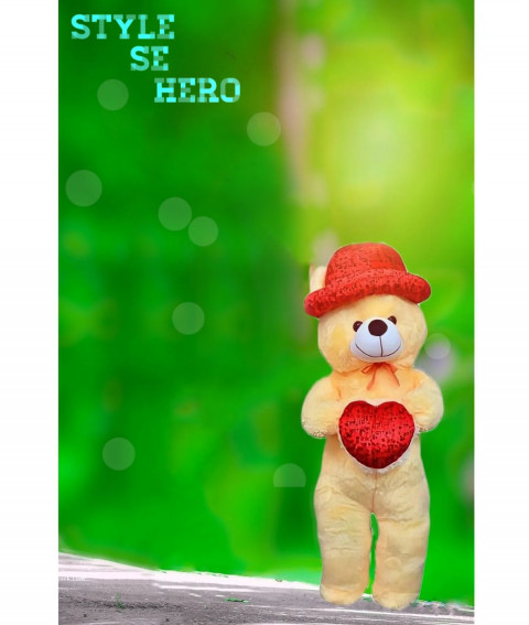 Natural Cb Background With Teddy Cb Text