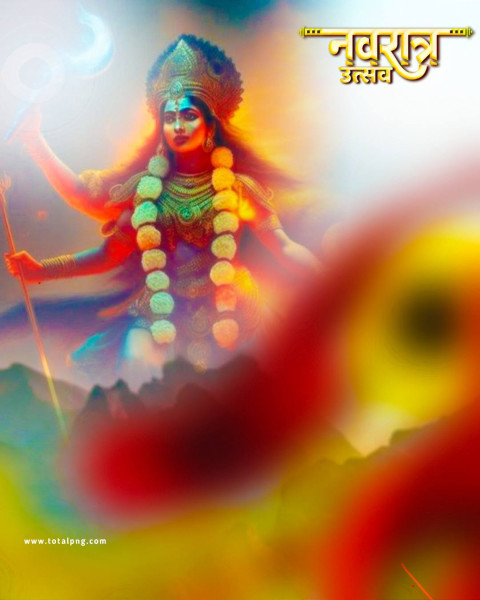 Nav Durga Mata Editing Background