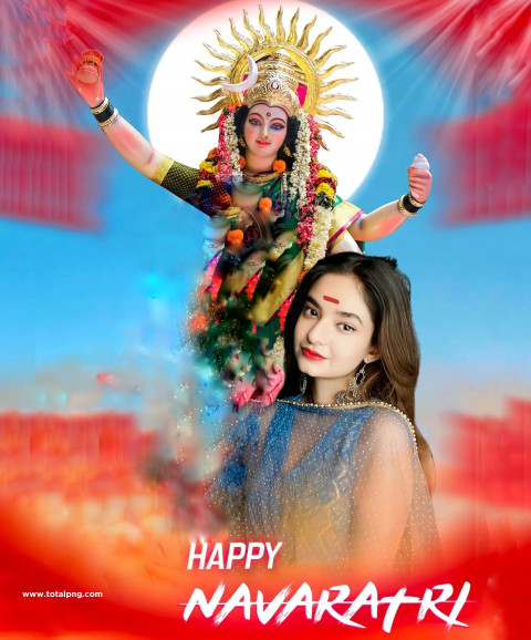 Navratri girl Happy navratri editing background