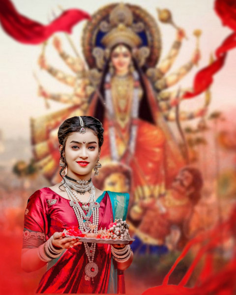Navratri Girls Editing Background Hd