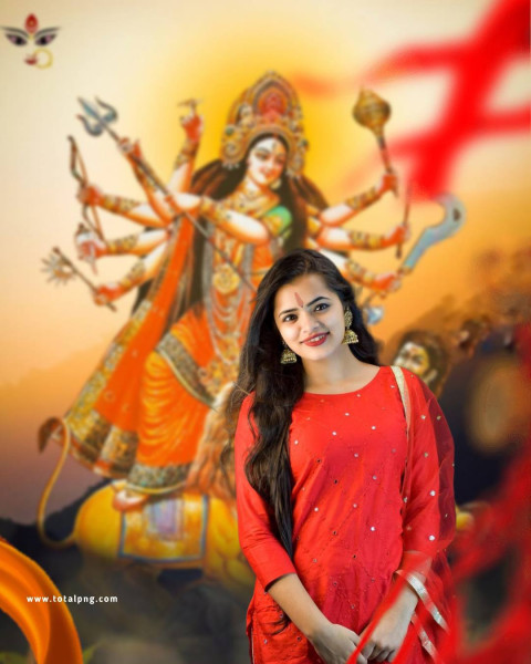 Navratri Maa Durga Photo Editing Hd Background Download
