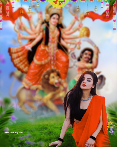 Navratri Photo Editing Background Girl hd