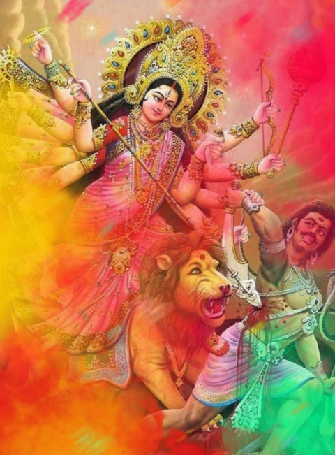 Navratri special editing background