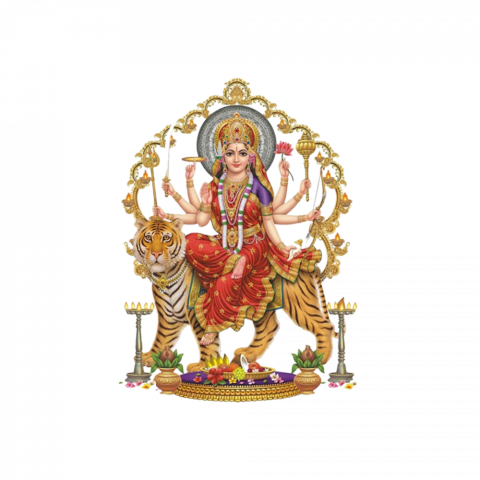 Navratri transparent Goddess Durga PNG Images,Hd mata ji png