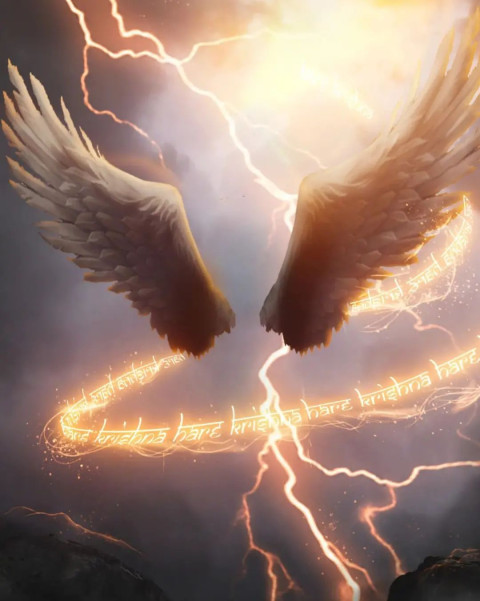 Neon Wings Best Hd Background photoshop