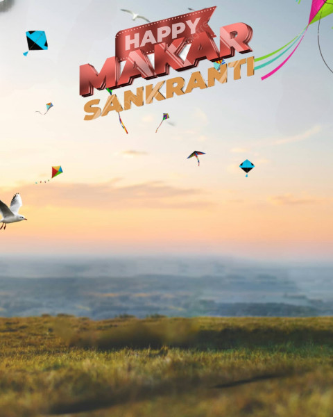 New makar sankranti editing background