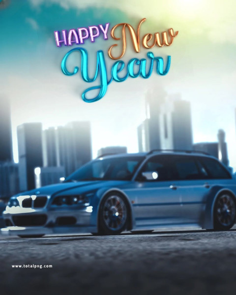 New year 2024 editing background