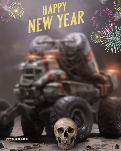 New year editing background
