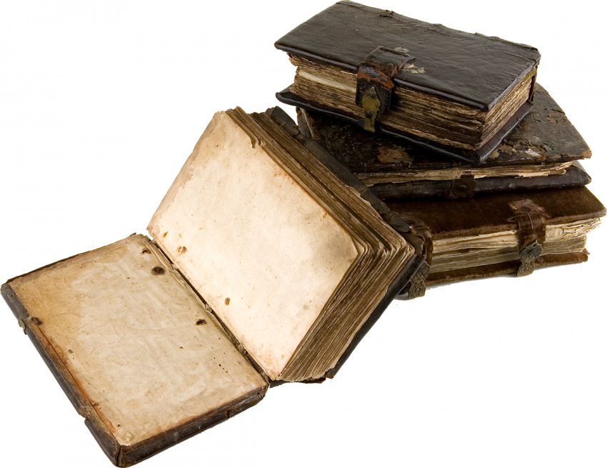 Old books transparent png