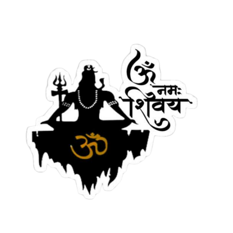 Om namh shivay black shadow png