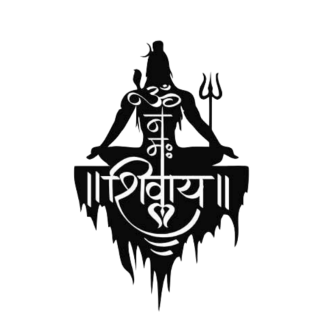 Om namh shivay black tattoo png
