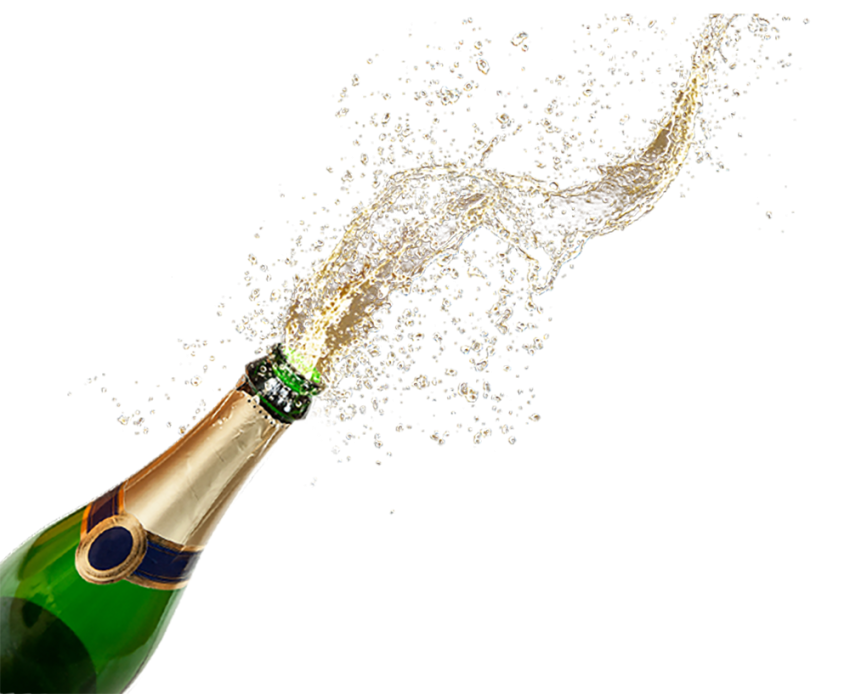 Open bottle transparent PNG