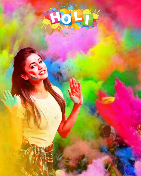 Photoshop Holi editing background with Girl for Cb Picsart