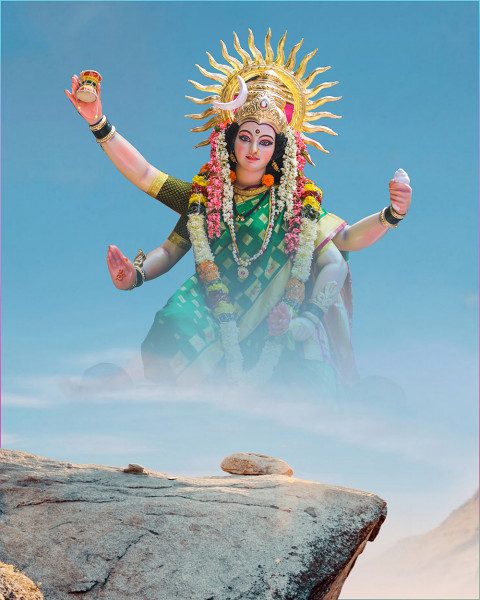 Picsart and photoshop navratri editing background