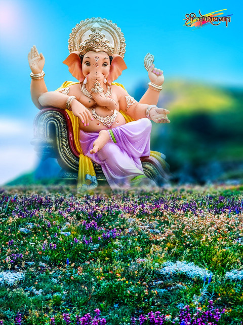 Picsart Cb Ganesh Ji editing Background Download Free