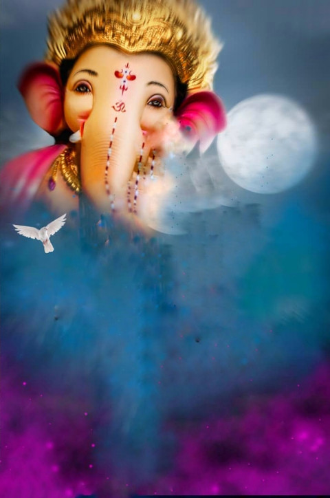 Picsart happy Ganesh chaturthi editing background
