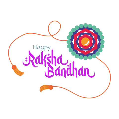 Picsart  Happy Raksha Bandhan Text Png With Transparent Background