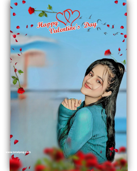 Picsart valentine day editing background