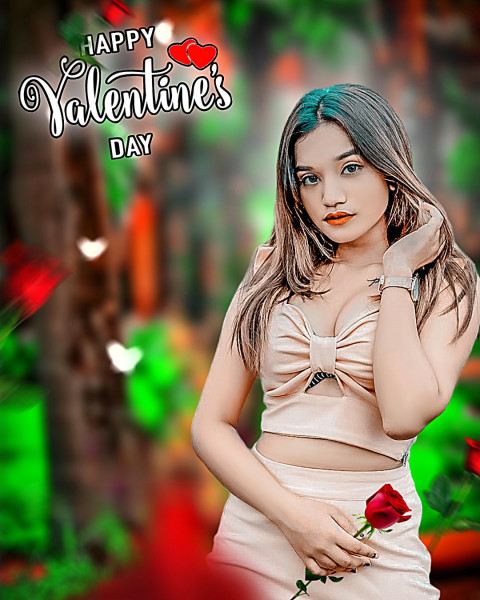 Picsart valentine day editing background