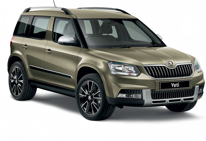 Picsart yeti skoda png