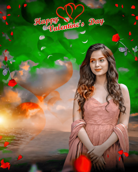 Picsat Valentine Day Cb Background With Jannat