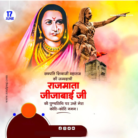 Rajmata Jijabai Punyatithi Banner Editing in Pixellab 2k24   PLP FILE   