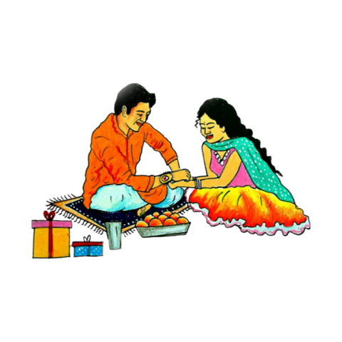 Raksha bhandhan clipart png