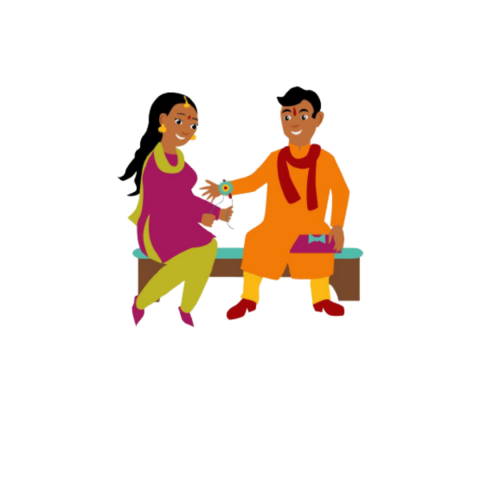 Raksha bhandhan toon image png
