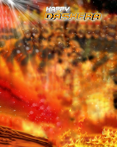 Ravan dussehra editing background