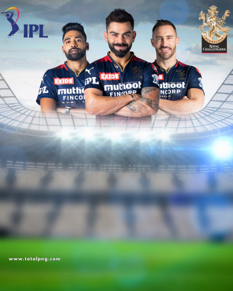 Rcb ipl editing background