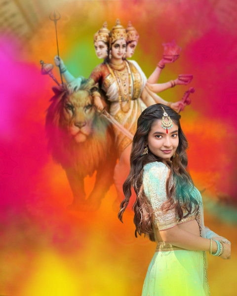 Real navratri editing background