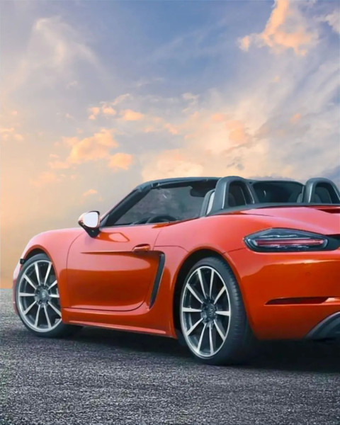 red car photo editing background