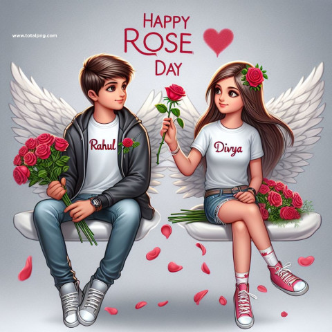 Rose day ai photo editing download