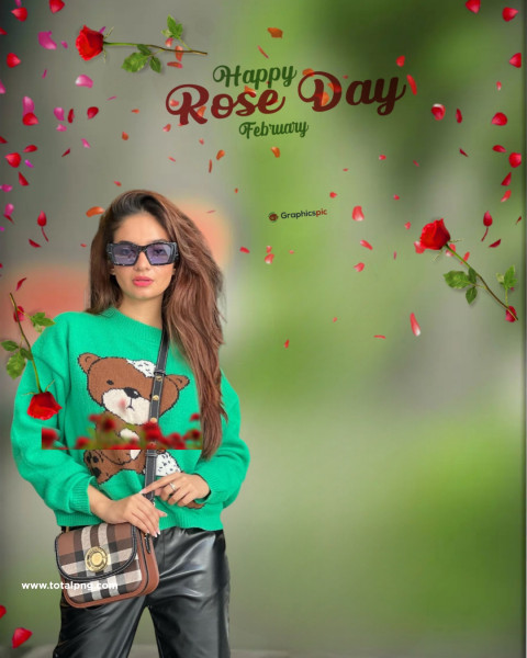 Rose Day Hd Background For Photoshop
